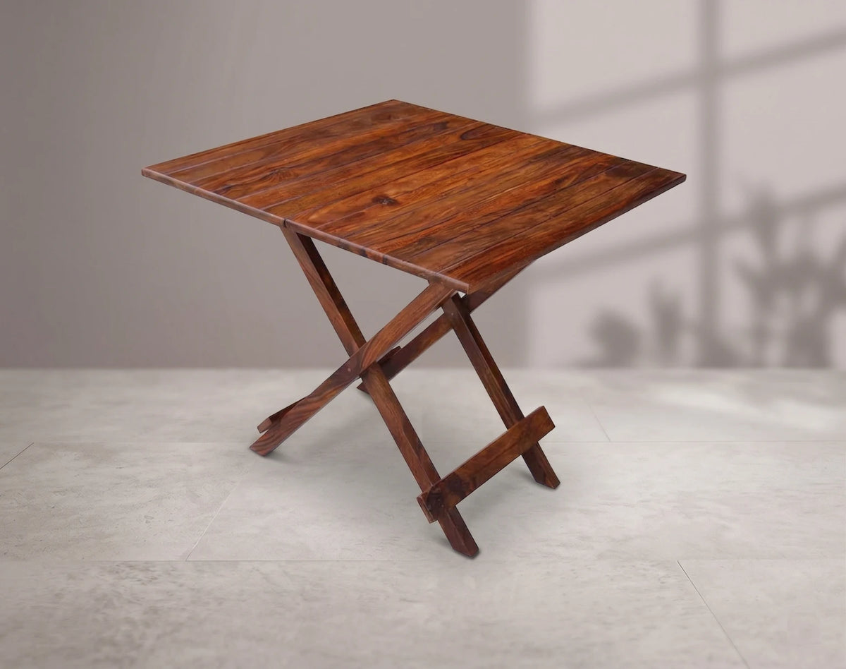 Solid Sheesham Wood Folding Coffee Table