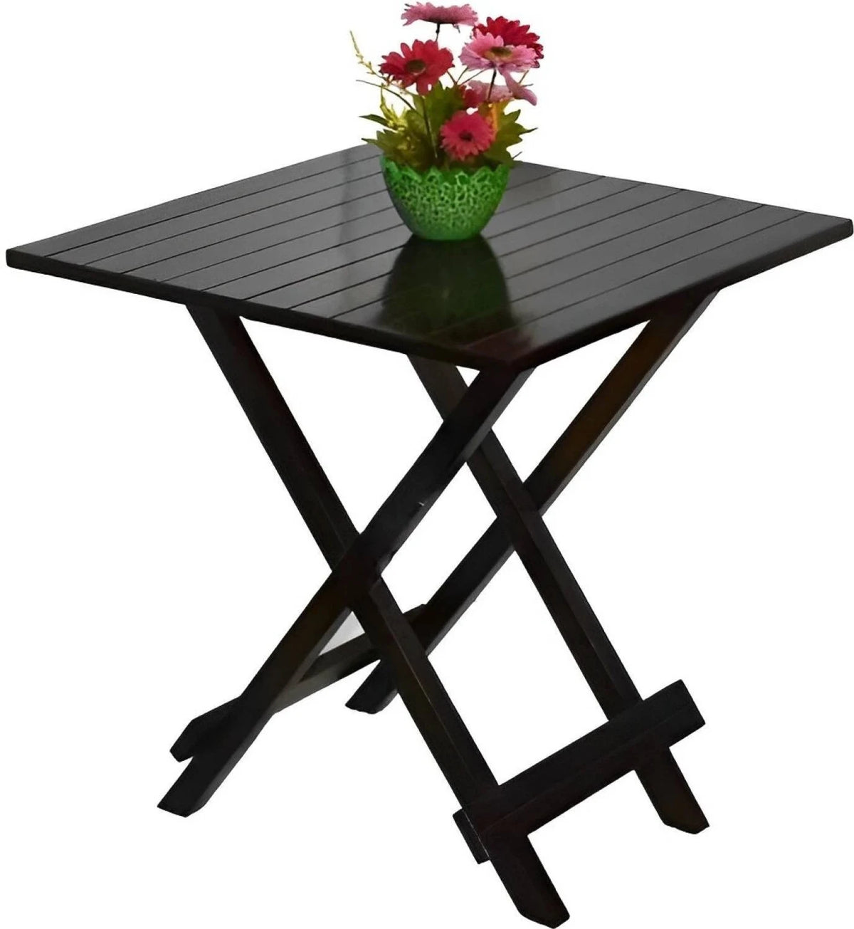 Black Sheesham Wood Folding Coffee Table